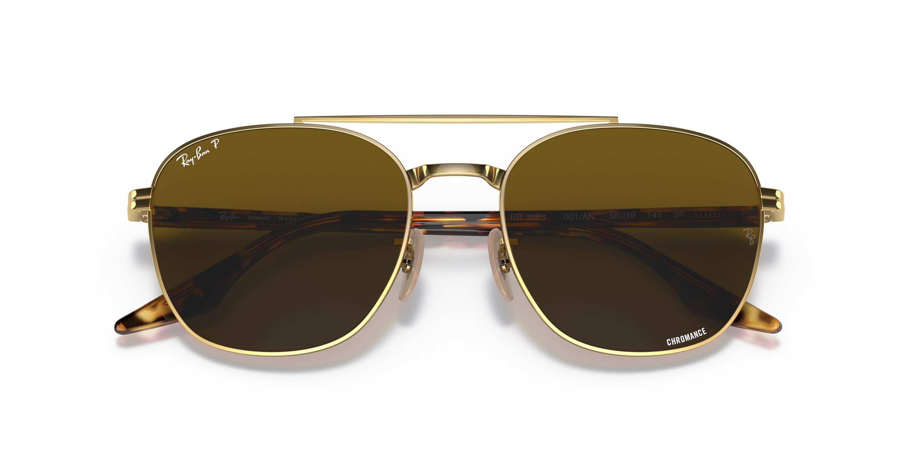 RAY-BAN 0RB3688 001-AN 55