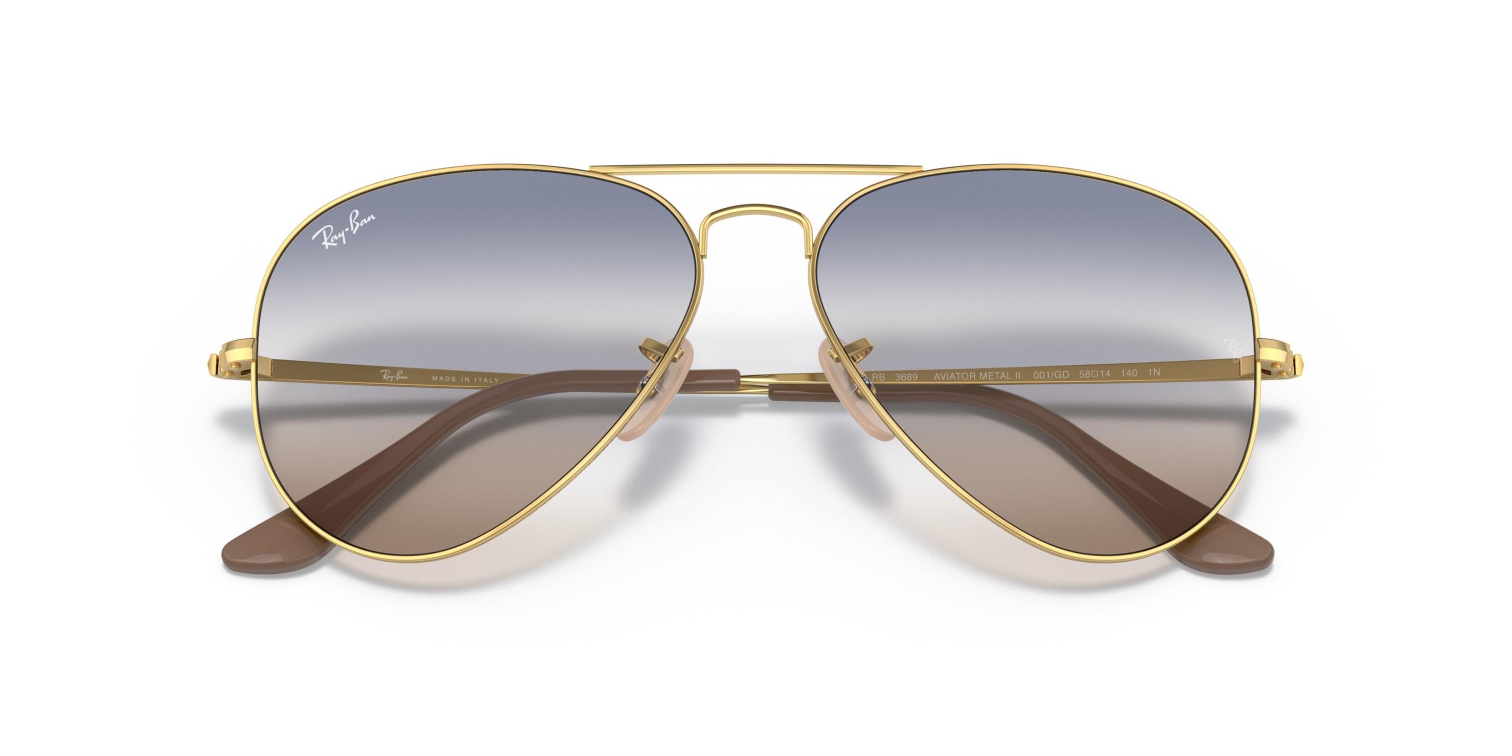 RAY-BAN 0RB3689 001-GD 55