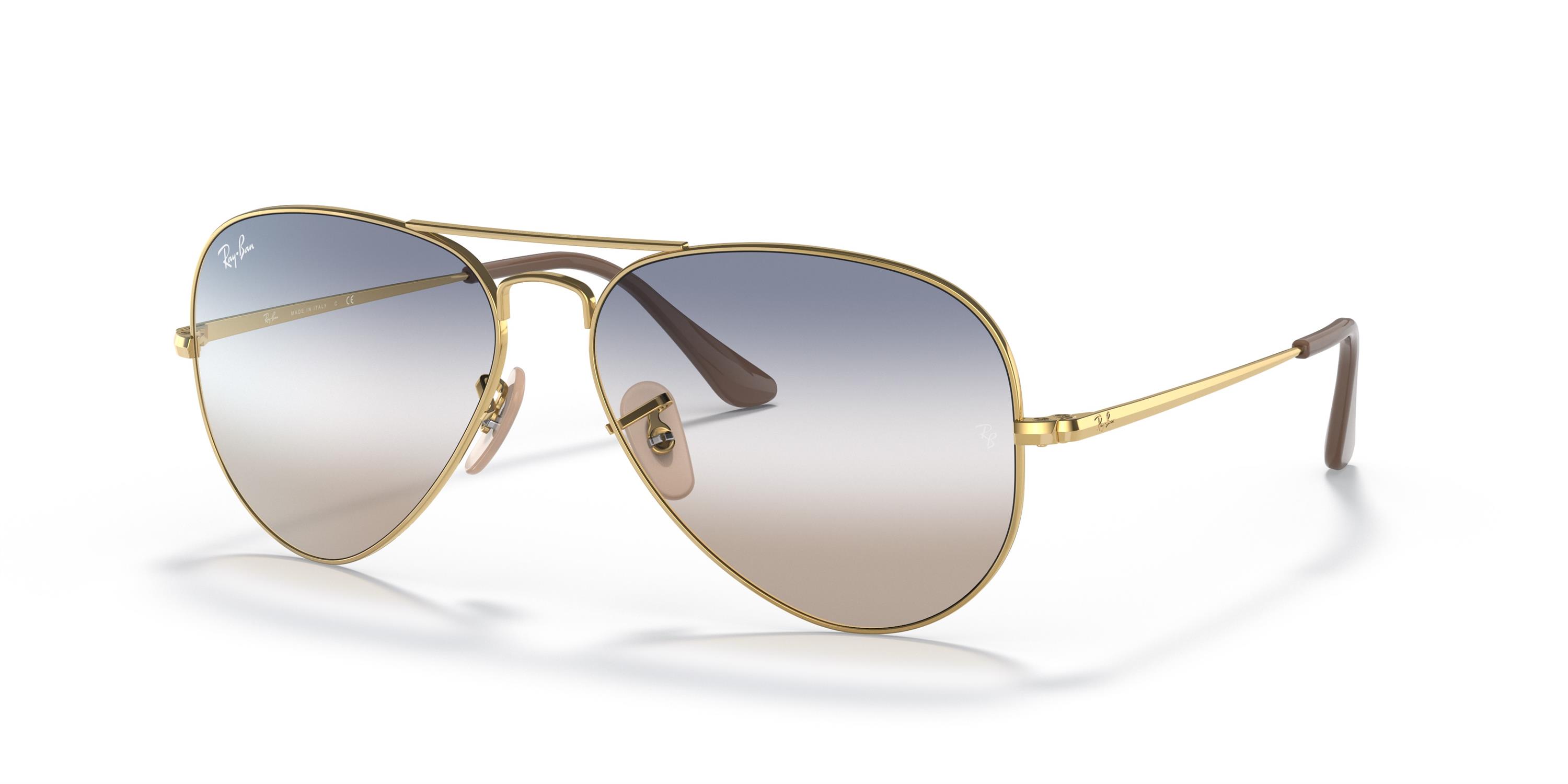 RAY-BAN 0RB3689 001-GD 58