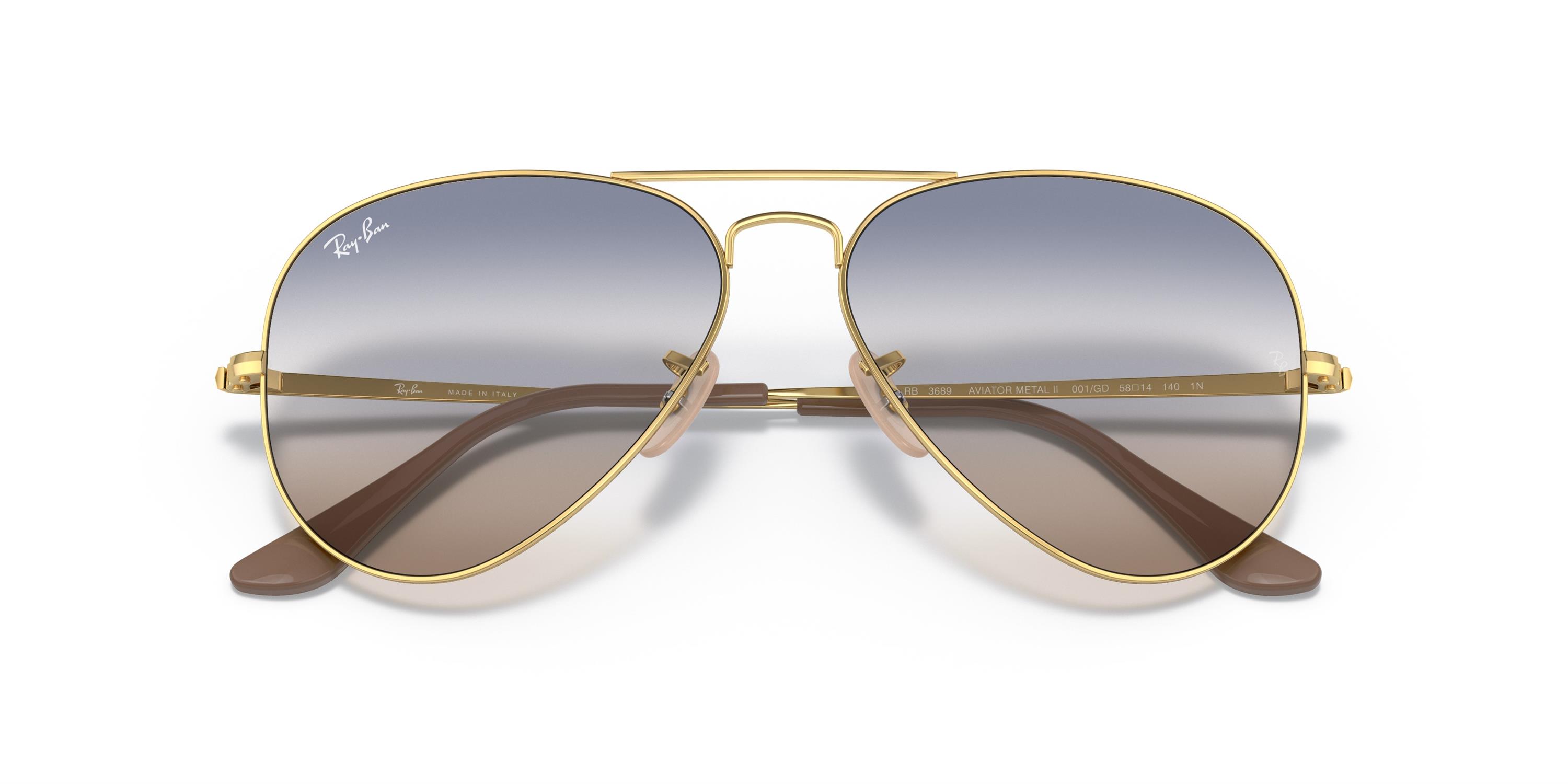 RAY-BAN 0RB3689 001-GD 58